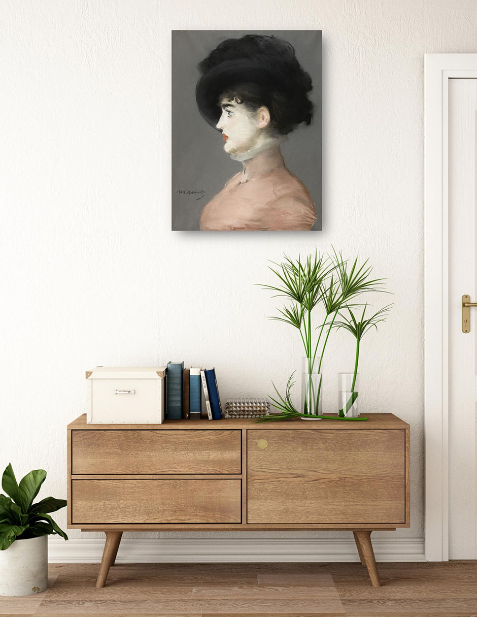 Foto 3 | Cuadro Decorativo - Irma Brunner (hacia 1880)- Edouard Manet - Fotografía - 28x36 - Impresión En Lienzo - Fine Art Tj