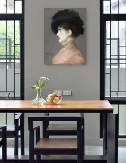 Foto 4 | Cuadro Decorativo - Irma Brunner (hacia 1880)- Edouard Manet - Fotografía - 28x36 - Impresión En Lienzo - Fine Art Tj