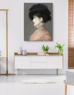 Foto 5 | Cuadro Decorativo - Irma Brunner (hacia 1880)- Edouard Manet - Fotografía - 28x36 - Impresión En Lienzo - Fine Art Tj