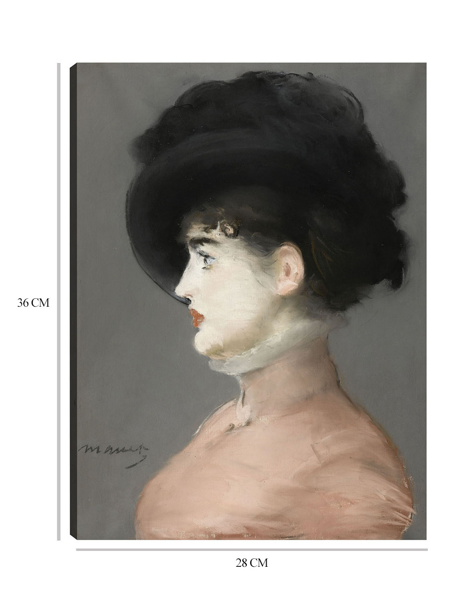 Foto 6 | Cuadro Decorativo - Irma Brunner (hacia 1880)- Edouard Manet - Fotografía - 28x36 - Impresión En Lienzo - Fine Art Tj