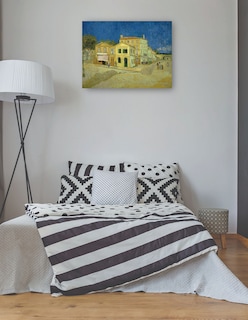 Foto 3 | Cuadro Decorativo - La Casa Amarilla (`la Calle’)- Vincent Van Gogh - Ciudades - 28x36 - Impresión En Lienzo - Fine