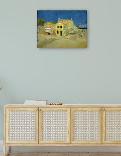 Foto 4 | Cuadro Decorativo - La Casa Amarilla (`la Calle’)- Vincent Van Gogh - Ciudades - 28x36 - Impresión En Lienzo - Fine