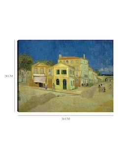 Foto 6 | Cuadro Decorativo - La Casa Amarilla (`la Calle’)- Vincent Van Gogh - Ciudades - 28x36 - Impresión En Lienzo - Fine