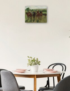 Foto 2 | Cuadro Decorativo - Los Jinetes (c.1885)- Edgar Degas - Fotografía - 69x92 - Impresión En Lienzo - Fine Art Tj
