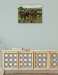 Foto 4 | Cuadro Decorativo - Los Jinetes (c.1885)- Edgar Degas - Fotografía - 69x92 - Impresión En Lienzo - Fine Art Tj
