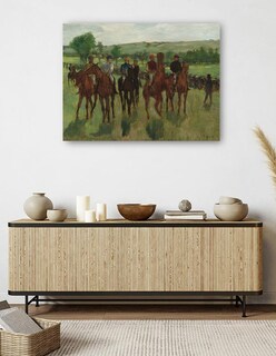 Foto 5 | Cuadro Decorativo - Los Jinetes (c.1885)- Edgar Degas - Fotografía - 69x92 - Impresión En Lienzo - Fine Art Tj