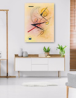 Foto 5 | Cuadro Decorativo - Pequeños Cálidos (1928)- Wassily Kandinsky - Abstracto - 28x36 - Impresión En Lienzo - Fine Art Tj