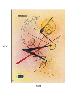 Foto 6 | Cuadro Decorativo - Pequeños Cálidos (1928)- Wassily Kandinsky - Abstracto - 28x36 - Impresión En Lienzo - Fine Art Tj