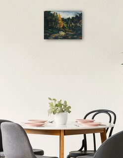 Foto 2 | Cuadro Decorativo - Pago (1866)- Paul Cézanne - Religión - 46x61 - Impresión En Lienzo - Fine Art Tj