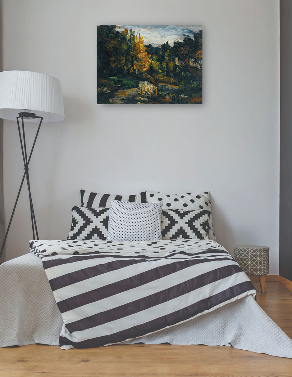 Foto 4 pulgar | Cuadro Decorativo - Pago (1866)- Paul Cézanne - Religión - 46x61 - Impresión En Lienzo - Fine Art Tj