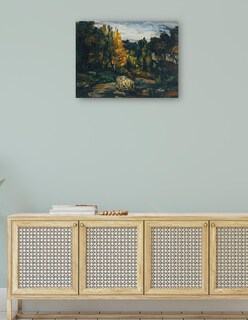 Foto 4 | Cuadro Decorativo - Pago (1866)- Paul Cézanne - Religión - 46x61 - Impresión En Lienzo - Fine Art Tj