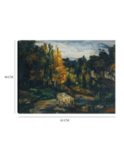 Foto 6 | Cuadro Decorativo - Pago (1866)- Paul Cézanne - Religión - 46x61 - Impresión En Lienzo - Fine Art Tj