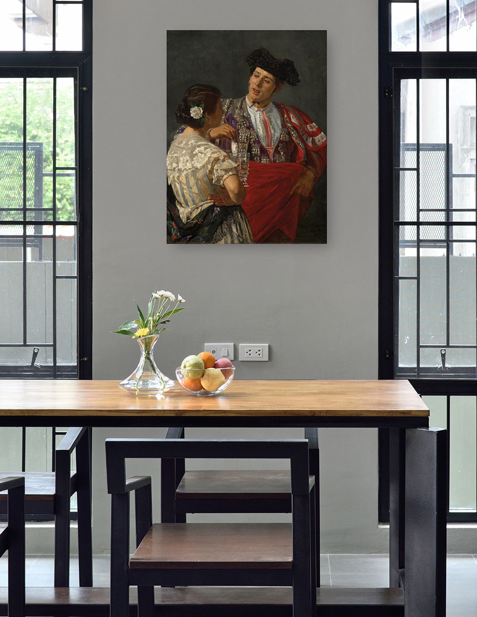 Foto 5 pulgar | Cuadro Decorativo - Ofreciendo El Panel Al Torero (1873)- Mary Cassatt - Fotografía - 28x36 - Impresión En Lien