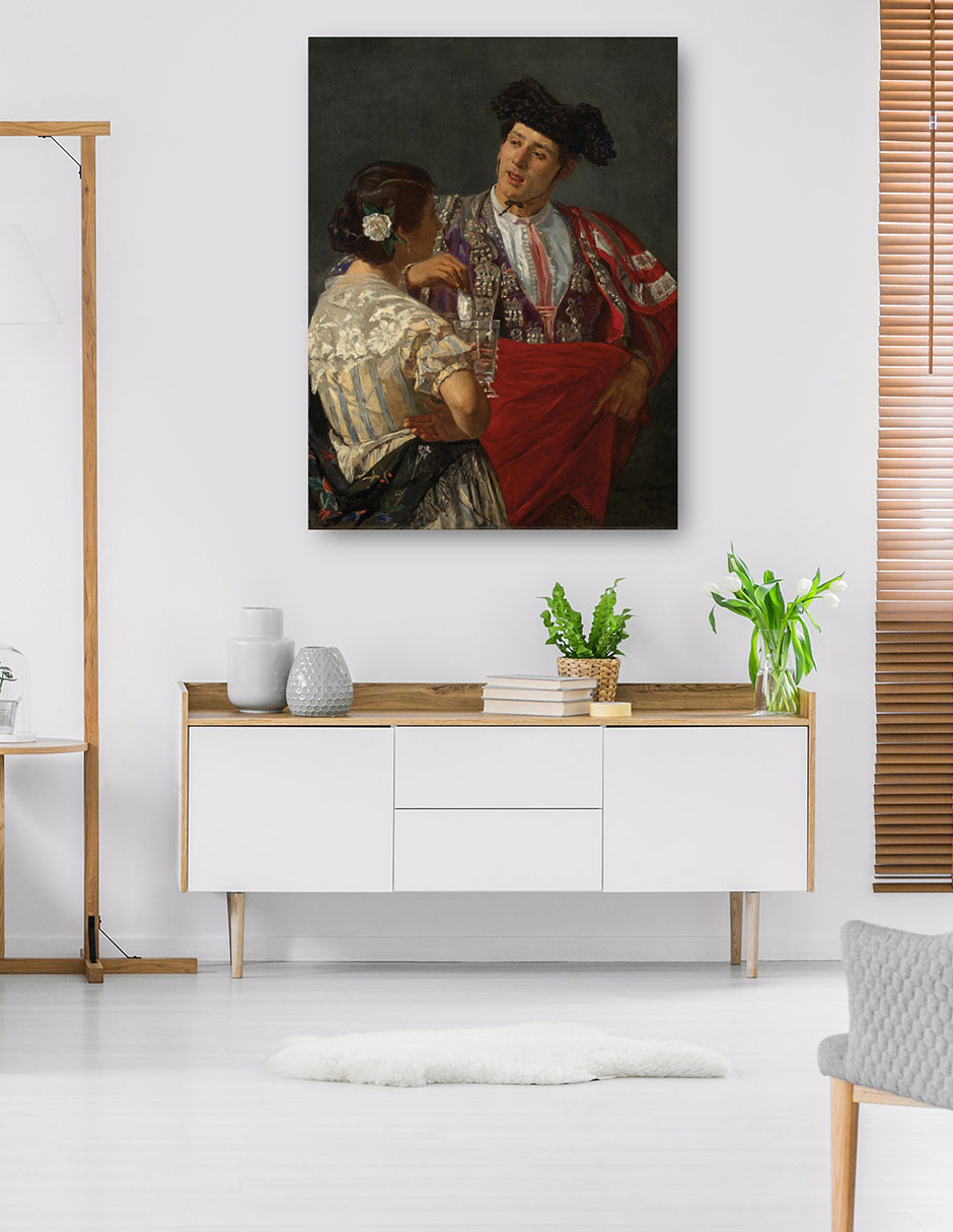 Foto 6 pulgar | Cuadro Decorativo - Ofreciendo El Panel Al Torero (1873)- Mary Cassatt - Fotografía - 28x36 - Impresión En Lien