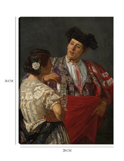 Foto 6 | Cuadro Decorativo - Ofreciendo El Panel Al Torero (1873)- Mary Cassatt - Fotografía - 28x36 - Impresión En Lien