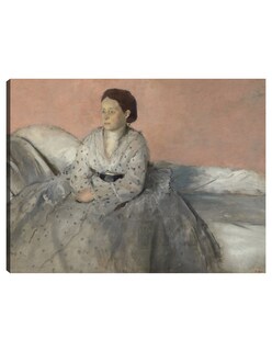 Foto 1 | Cuadro Decorativo - Madame René De Gas- Edgar Degas - Religión - 46x61 - Impresión En Lienzo - Fine Art Tj