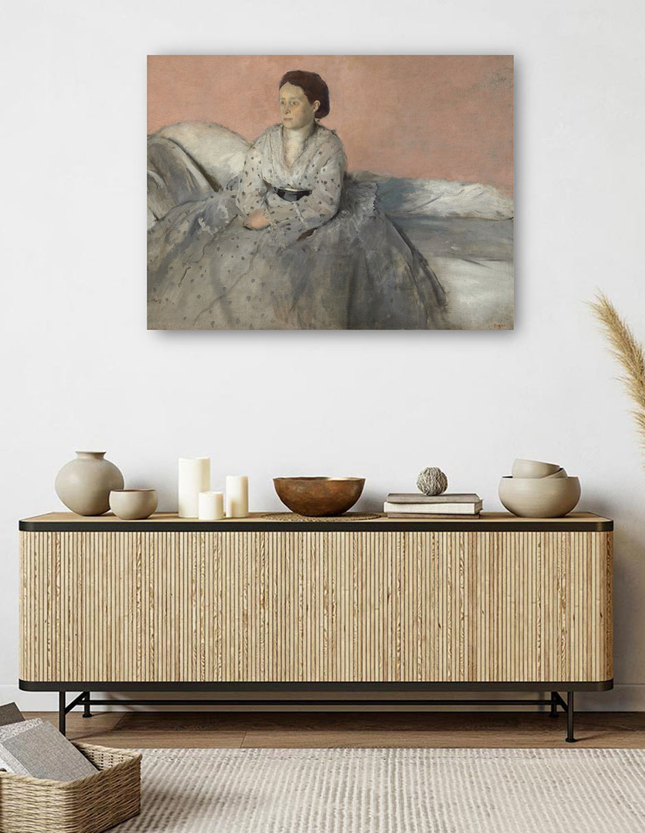 Foto 6 pulgar | Cuadro Decorativo - Madame René De Gas- Edgar Degas - Religión - 46x61 - Impresión En Lienzo - Fine Art Tj