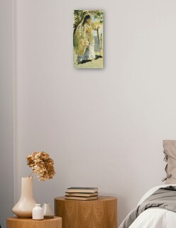 Foto 2 | Cuadro Decorativo - Mujer Por Una Valla- Pierre-auguste Renoir - Fotografía - 54x102 - Impresión En Lienzo - Fine Art