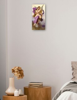 Foto 2 | Cuadro Decorativo - El Rapto De Psique (1895)- William Bouguereau - Religión - 46x89 - Impresión En Lienzo - Fine Art
