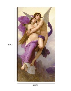 Foto 6 | Cuadro Decorativo - El Rapto De Psique (1895)- William Bouguereau - Religión - 46x89 - Impresión En Lienzo - Fine Art