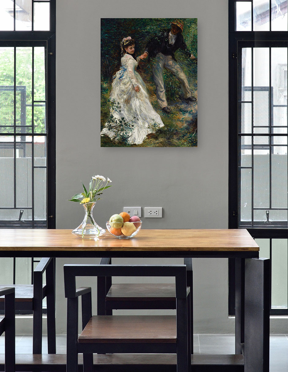Foto 4 | Cuadro Decorativo - El Paseo (1870)- Pierre-auguste Renoir - Fotografía - 46x61 - Impresión En Lienzo - Fine Art Tj