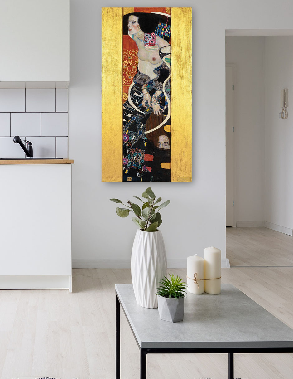 Foto 6 pulgar | Cuadro Decorativo - Judit Ii (salomé) (1909)- Gustav Klimt - Fotografía - 54x102 - Impresión En Lienzo - Fine Art Tj