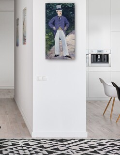 Foto 4 | Cuadro Decorativo - Retrato Del Señor Brun- Edouard Manet - Fotografía - 34x64 - Impresión En Lienzo - Fine Art Tj