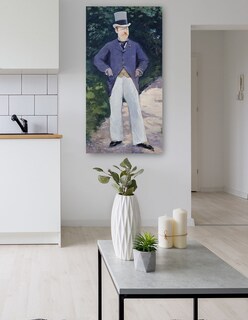 Foto 5 | Cuadro Decorativo - Retrato Del Señor Brun- Edouard Manet - Fotografía - 34x64 - Impresión En Lienzo - Fine Art Tj