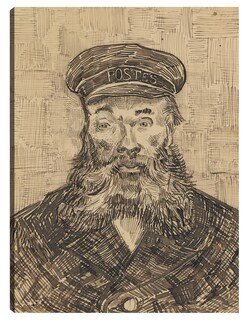 Foto 1 | Cuadro Decorativo - Retrato De José Roulin (1888)- Vincent Van Gogh - Fotografía - 46x61 - Impresión En Lienzo -