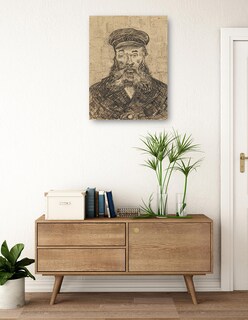 Foto 3 | Cuadro Decorativo - Retrato De José Roulin (1888)- Vincent Van Gogh - Fotografía - 46x61 - Impresión En Lienzo -