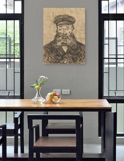 Foto 4 | Cuadro Decorativo - Retrato De José Roulin (1888)- Vincent Van Gogh - Fotografía - 46x61 - Impresión En Lienzo -