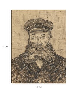 Foto 6 | Cuadro Decorativo - Retrato De José Roulin (1888)- Vincent Van Gogh - Fotografía - 46x61 - Impresión En Lienzo -