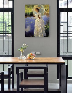 Foto 4 | Cuadro Decorativo - Paseo Matutino (1888)- John Singer Sargent - Fotografía - 46x61 - Impresión En Lienzo - Fine Art Tj