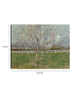 Foto 6 | Cuadro Decorativo - Huerto En Flor (ciruelos)- Vincent Van Gogh - Paisaje - 77x102 - Impresión En Lienzo - Fine Art Tj