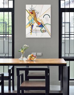 Foto 4 | Cuadro Decorativo - Tejido (1923)- Wassily Kandinsky - Abstracto - 28x36 - Impresión En Lienzo - Fine Art Tj