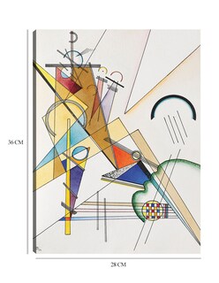 Foto 6 | Cuadro Decorativo - Tejido (1923)- Wassily Kandinsky - Abstracto - 28x36 - Impresión En Lienzo - Fine Art Tj