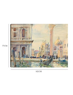 Foto 6 | Cuadro Decorativo - La Piazzetta (c. 1911)- John Singer Sargent - Ciudades - 77x102 - Impresión En Lienzo - Fine Art Tj
