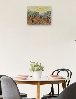 Foto 2 | Cuadro Decorativo - Olivos (1889)- Vincent Van Gogh - Paisaje - 46x61 - Impresión En Lienzo - Fine Art Tj