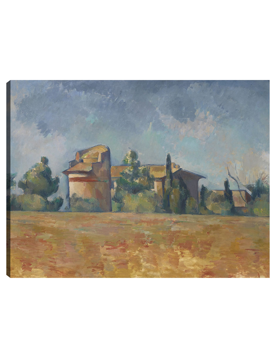 Cuadro Decorativo - El Palomar De Bellevue (1888-1892) Ii- Paul Cézanne - Religión - 69x92 - Impresión En Lienz