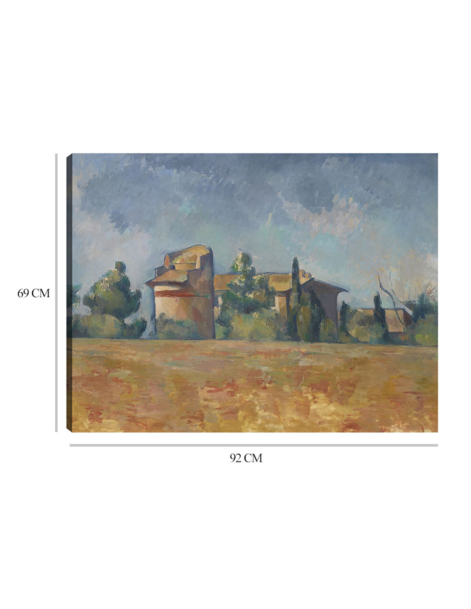 Foto 7 pulgar | Cuadro Decorativo - El Palomar De Bellevue (1888-1892) Ii- Paul Cézanne - Religión - 69x92 - Impresión En Lienz