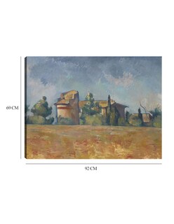 Foto 6 | Cuadro Decorativo - El Palomar De Bellevue (1888-1892) Ii- Paul Cézanne - Religión - 69x92 - Impresión En Lienz