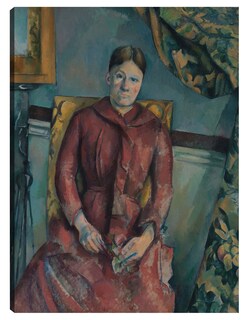 Foto 1 | Cuadro Decorativo - Señora Cézanne- Paul Cezanne - Fotografía - 69x92 - Impresión En Lienzo - Fine Art Tj