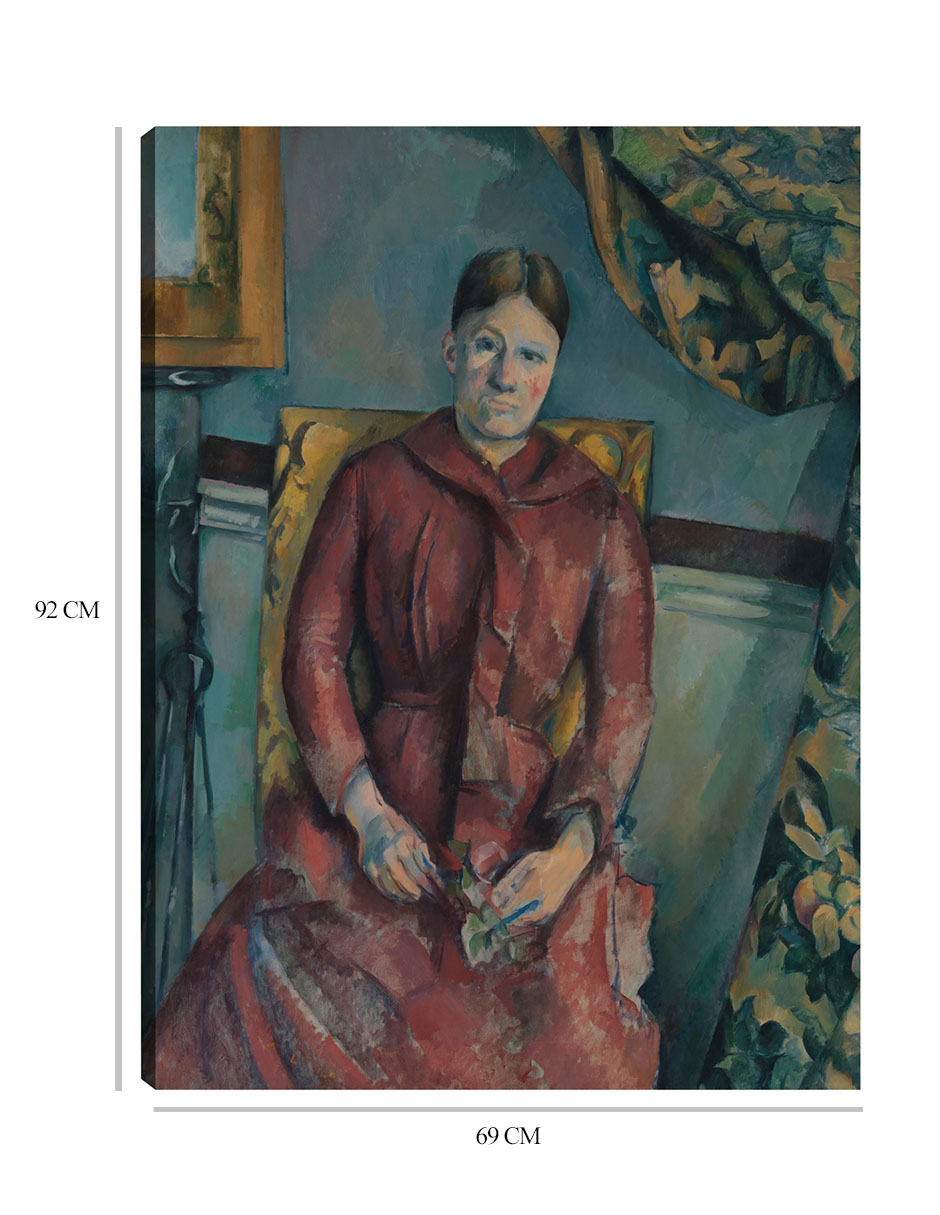 Foto 6 | Cuadro Decorativo - Señora Cézanne- Paul Cezanne - Fotografía - 69x92 - Impresión En Lienzo - Fine Art Tj