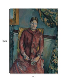 Foto 6 | Cuadro Decorativo - Señora Cézanne- Paul Cezanne - Fotografía - 69x92 - Impresión En Lienzo - Fine Art Tj