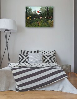 Foto 3 | Cuadro Decorativo - Tigre En Una Tormenta Tropical (1891)- Henri Rousseau - Paisaje - 77x102 - Impresión En Lie