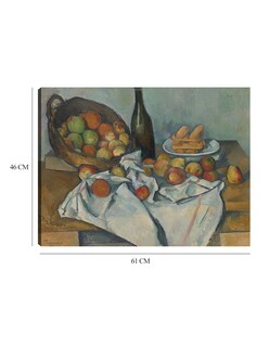 Foto 6 | Cuadro Decorativo - La Canasta De Manzanas- Paul Cezanne - Religión - 46x61 - Impresión En Lienzo - Fine Art Tj