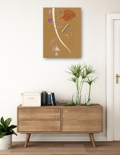 Foto 3 | Cuadro Decorativo - Ohne Titel (sin Título) (1940)- Wassily Kandinsky - Abstracto - 69x92 - Impresión En Lienzo -