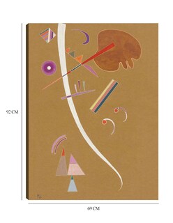 Foto 6 | Cuadro Decorativo - Ohne Titel (sin Título) (1940)- Wassily Kandinsky - Abstracto - 69x92 - Impresión En Lienzo -