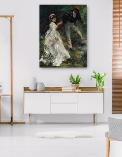 Foto 5 | Cuadro Decorativo - El Paseo (1870)- Pierre-auguste Renoir - Fotografía - 69x92 - Impresión En Lienzo - Fine Art Tj