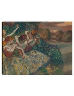 Foto 1 | Cuadro Decorativo - Cuatro Bailarines (c.1899)- Edgar Degas - Fotografía - 69x92 - Impresión En Lienzo - Fine Art Tj